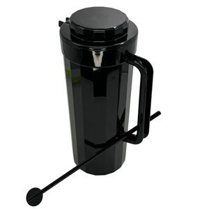 Tupperware Vintage 2 Liter Black Pitcher Lid Stir Spoon